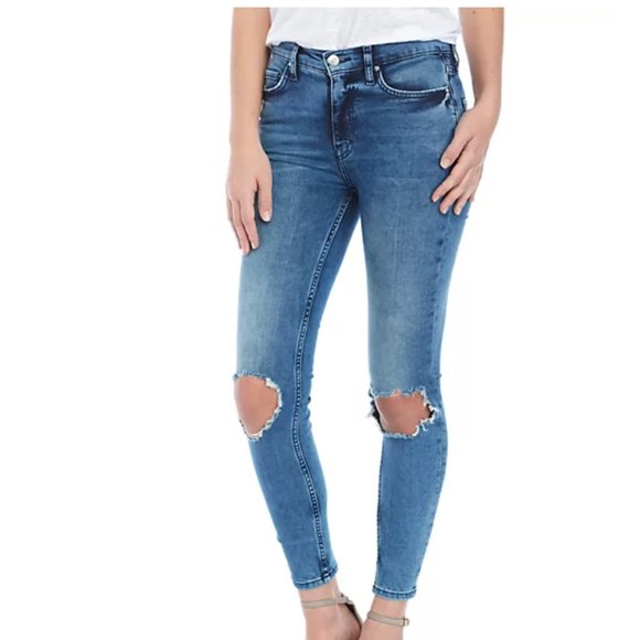 Free People High Rise Busted Skinny Jean - Picture 1 of 12